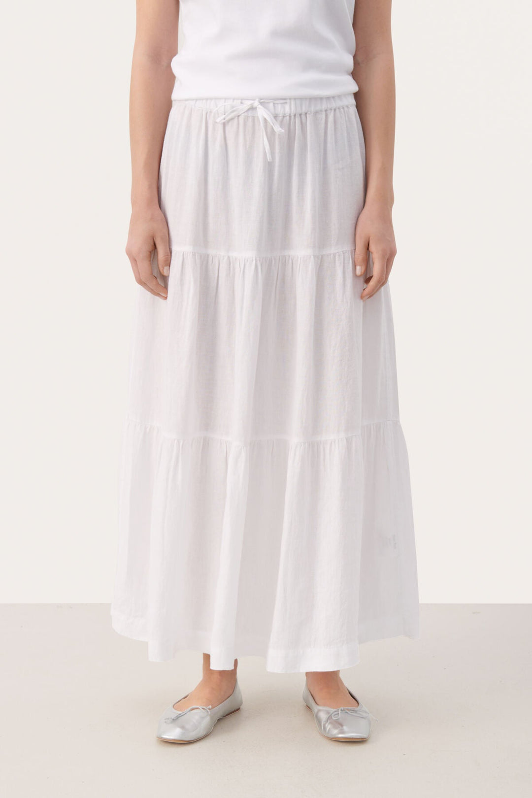Getiapw Skirt Bright White | Skjørt | Smuk - Dameklær på nett