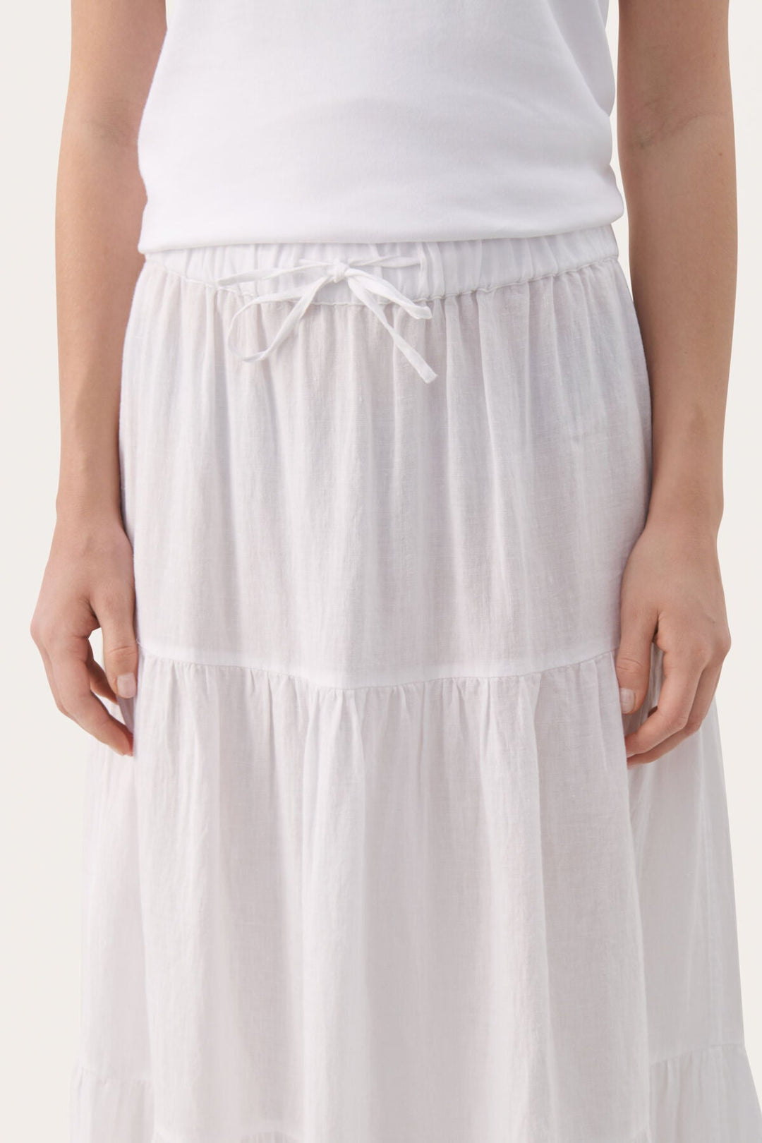 Getiapw Skirt Bright White | Skjørt | Smuk - Dameklær på nett