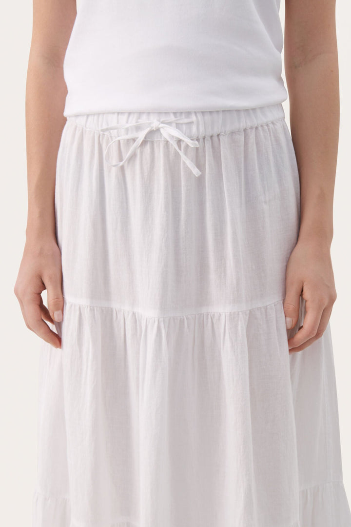 Getiapw Skirt Bright White | Skjørt | Smuk - Dameklær på nett
