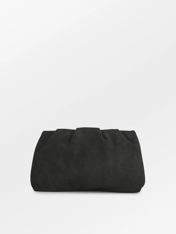 Suede Clutch Bag Black