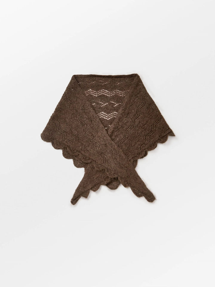 Opany Triangle Scarf Hot Fudge Brown