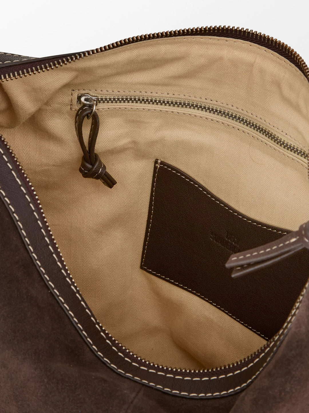 Suede Ginni Lagre Bag Chocolate Torte