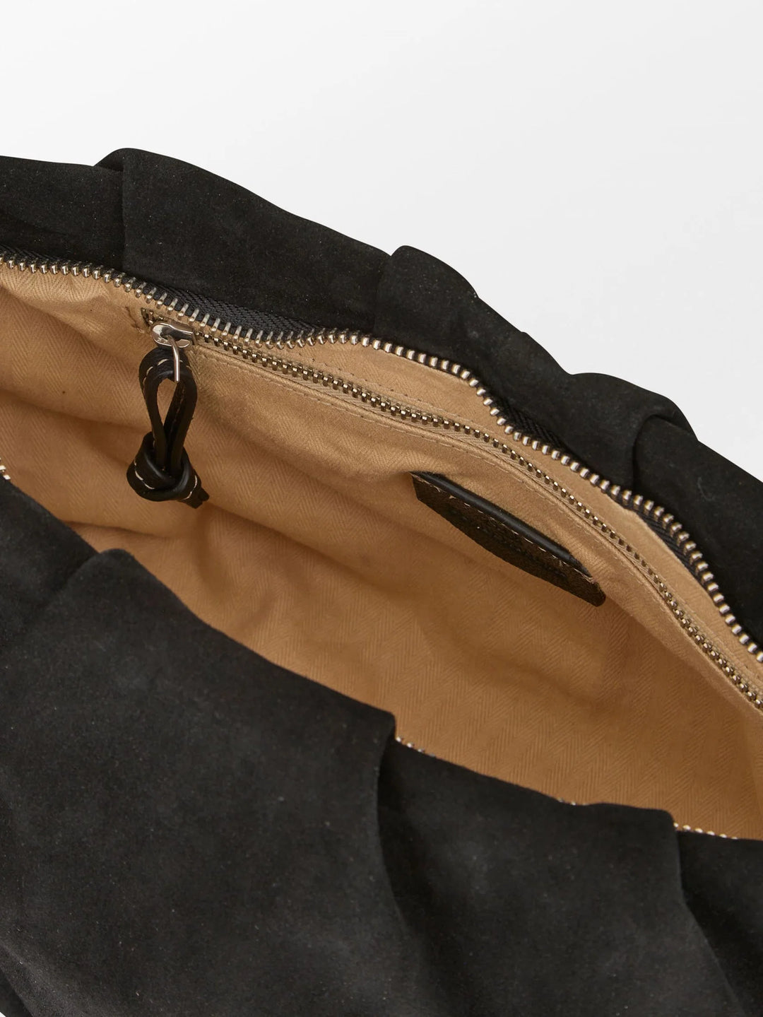 Suede Clutch Bag Chocolate Torte