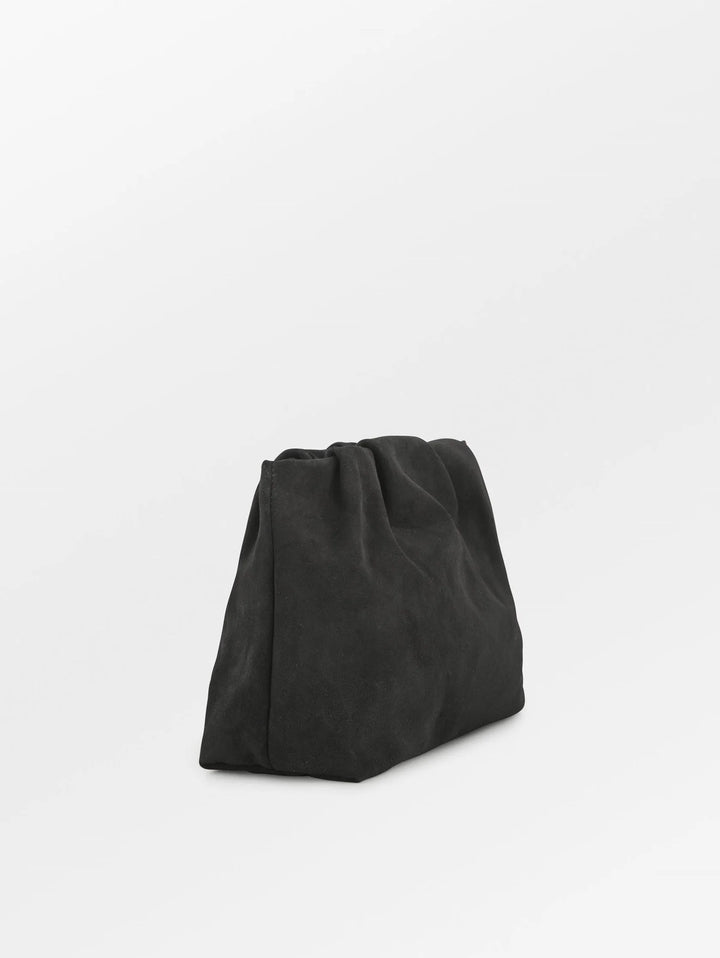 Suede Clutch Bag Black
