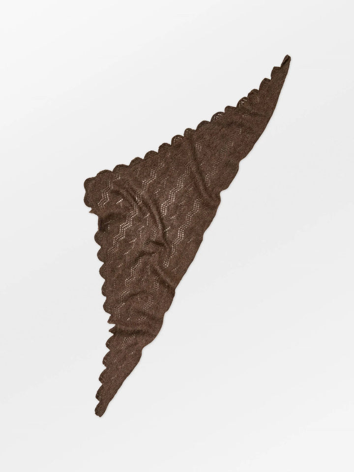 Opany Triangle Scarf Hot Fudge Brown
