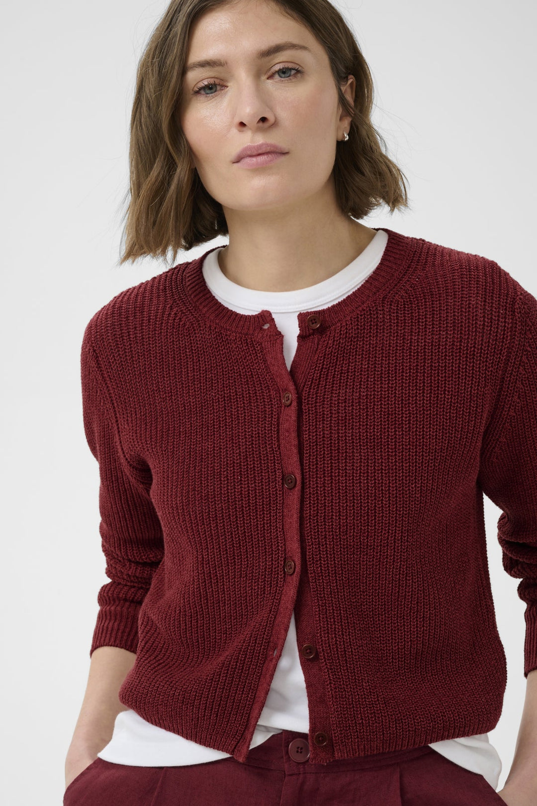 Gigia Cardigan Burnt Russet | Genser | Smuk