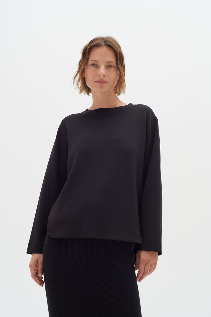 Gincentiw Crewneck Black | Genser | Smuk - Dameklær på nett