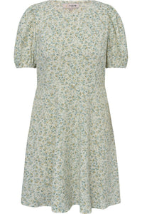 Gino Dress Pale Mint/Off White