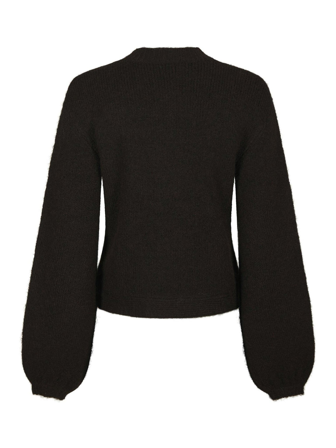 Gio Fluffy Knit Cardigan Dark Brown | Genser | Smuk