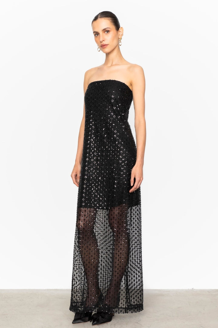 Giovanna Beaded Dress Black | Kjoler | Smuk - Dameklær på nett
