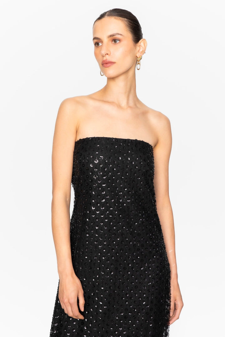 Giovanna Beaded Dress Black | Kjoler | Smuk - Dameklær på nett