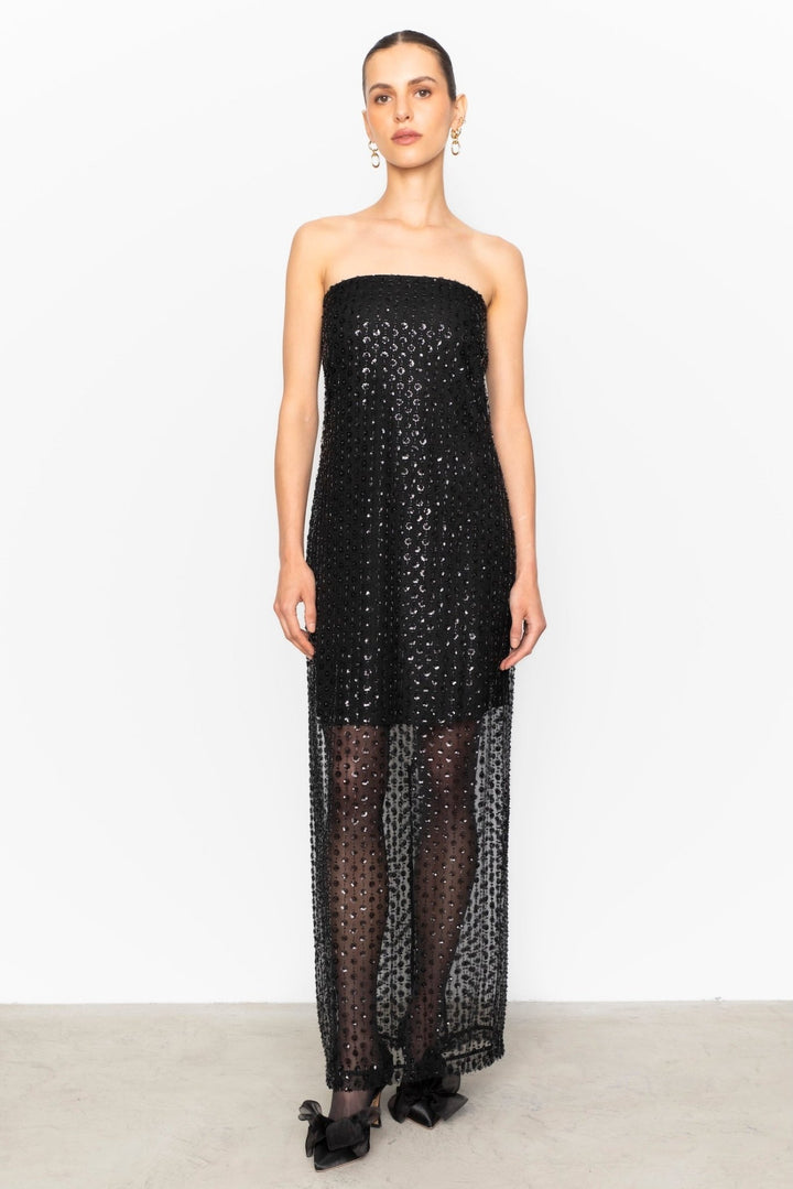 Giovanna Beaded Dress Black | Kjoler | Smuk - Dameklær på nett
