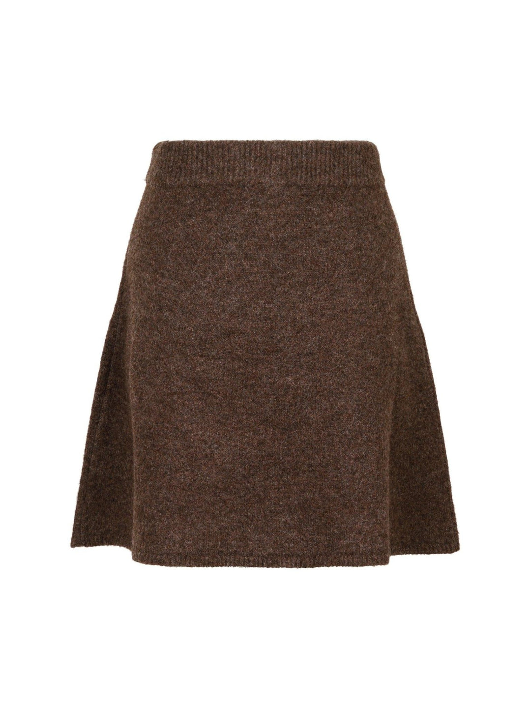 Gisa Knit Skirt Brown Melange | Genser | Smuk - Dameklær på nett