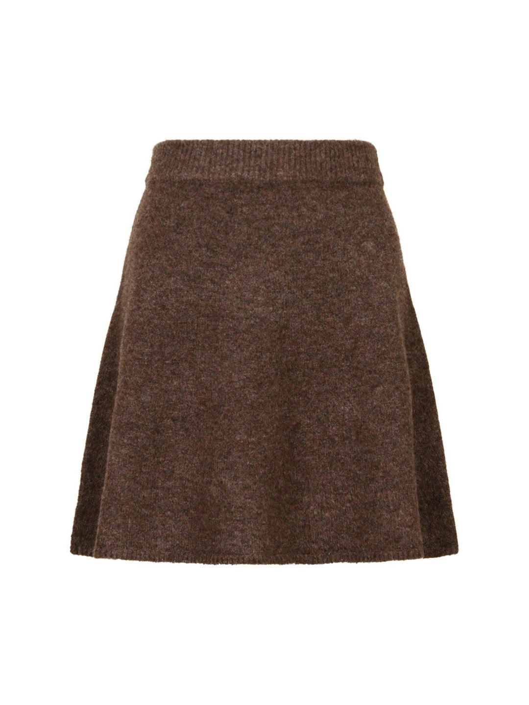 Gisa Knit Skirt Brown Melange | Genser | Smuk - Dameklær på nett