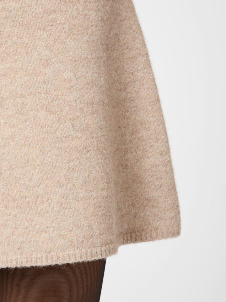 Gisa Knit Skirt Sand Melange | Genser | Smuk - Dameklær på nett