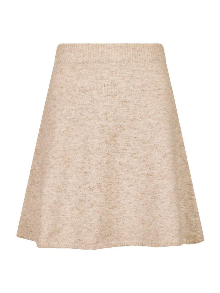 Gisa Knit Skirt Sand Melange | Genser | Smuk - Dameklær på nett