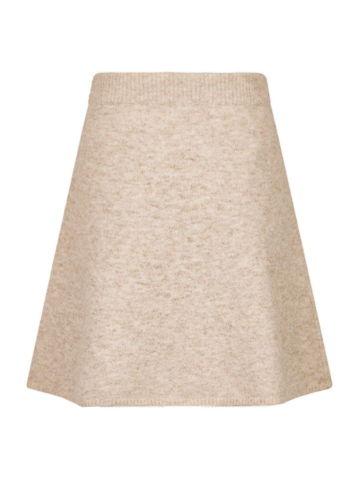 Gisa Knit Skirt Sand Melange | Genser | Smuk - Dameklær på nett