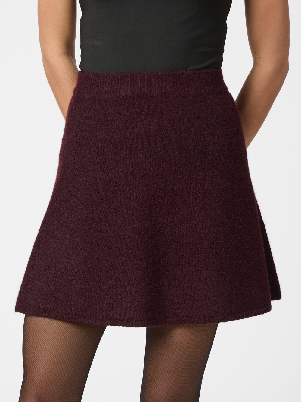 Gisa Knit Skirt Wine | Genser | Smuk - Dameklær på nett