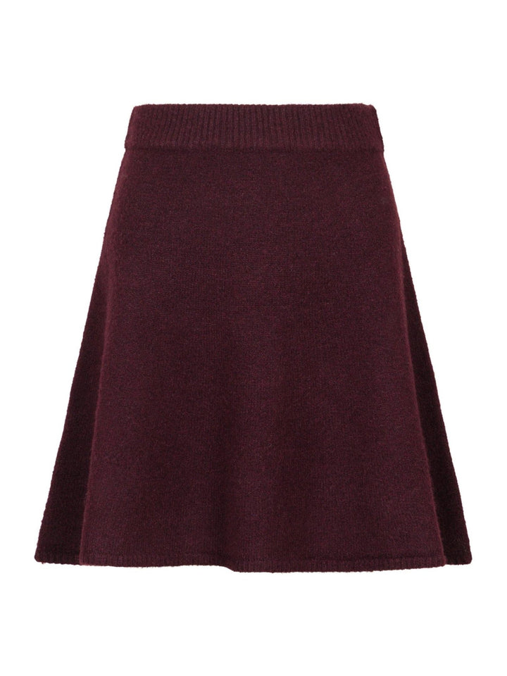 Gisa Knit Skirt Wine | Genser | Smuk - Dameklær på nett