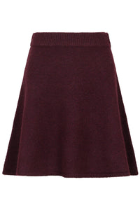 Gisa Knit Skirt Wine
