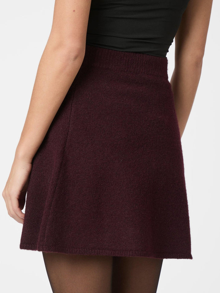 Gisa Knit Skirt Wine | Genser | Smuk - Dameklær på nett