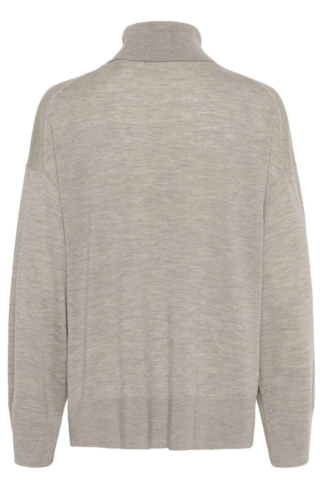 Gitoiw Turtleneck Sandy Grey Melange | Genser | Smuk - Dameklær på nett