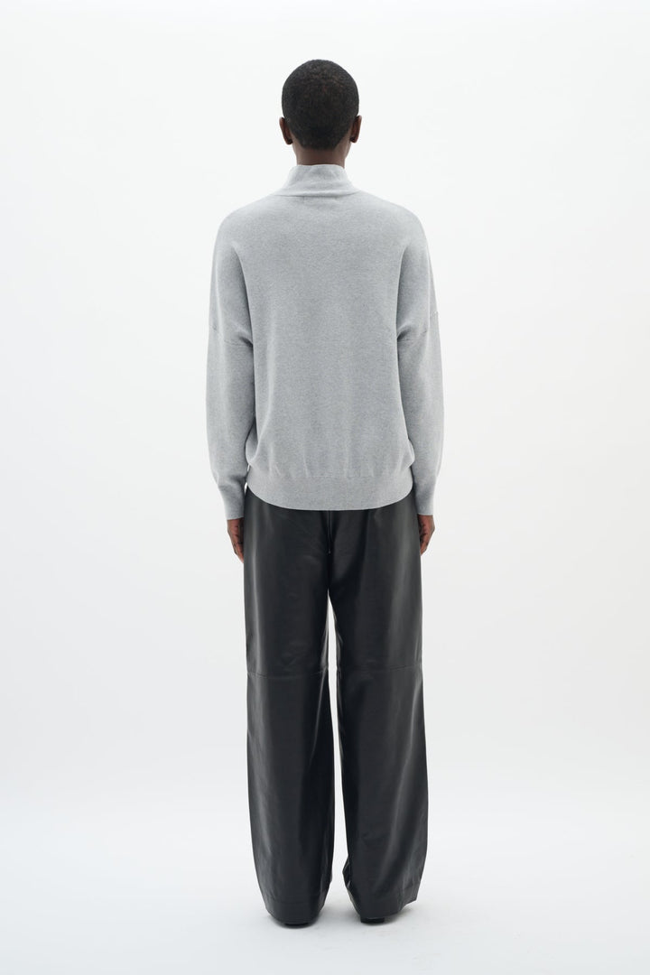 Gitoiw Turtleneck Sandy Grey Melange | Genser | Smuk - Dameklær på nett