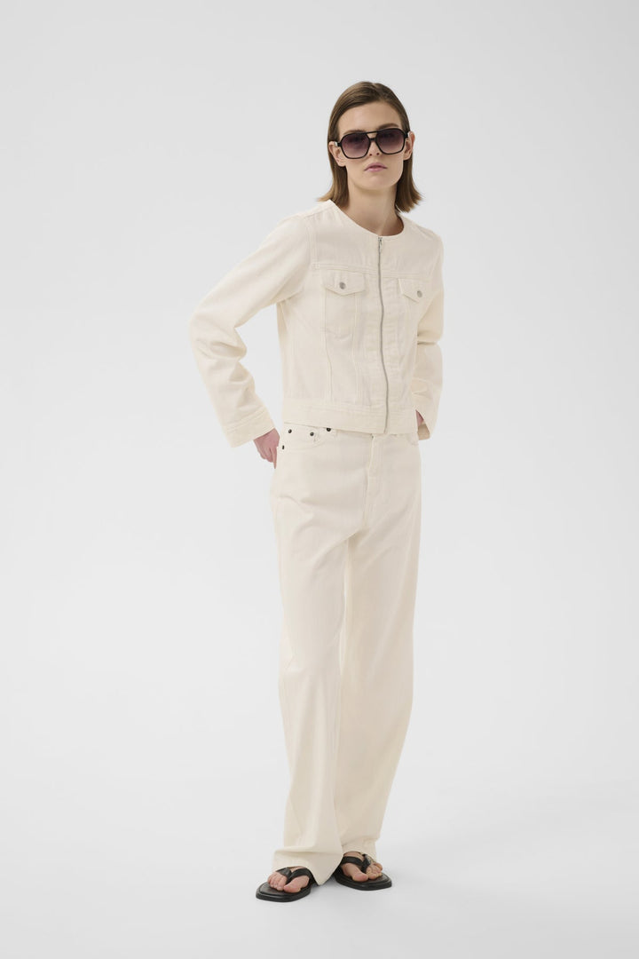 Gladysiw Jacket Ecru Melange | Yttertøy | Smuk
