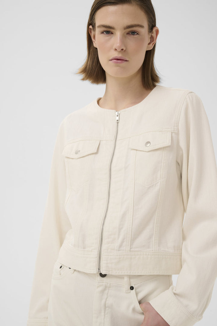 Gladysiw Jacket Ecru Melange | Yttertøy | Smuk
