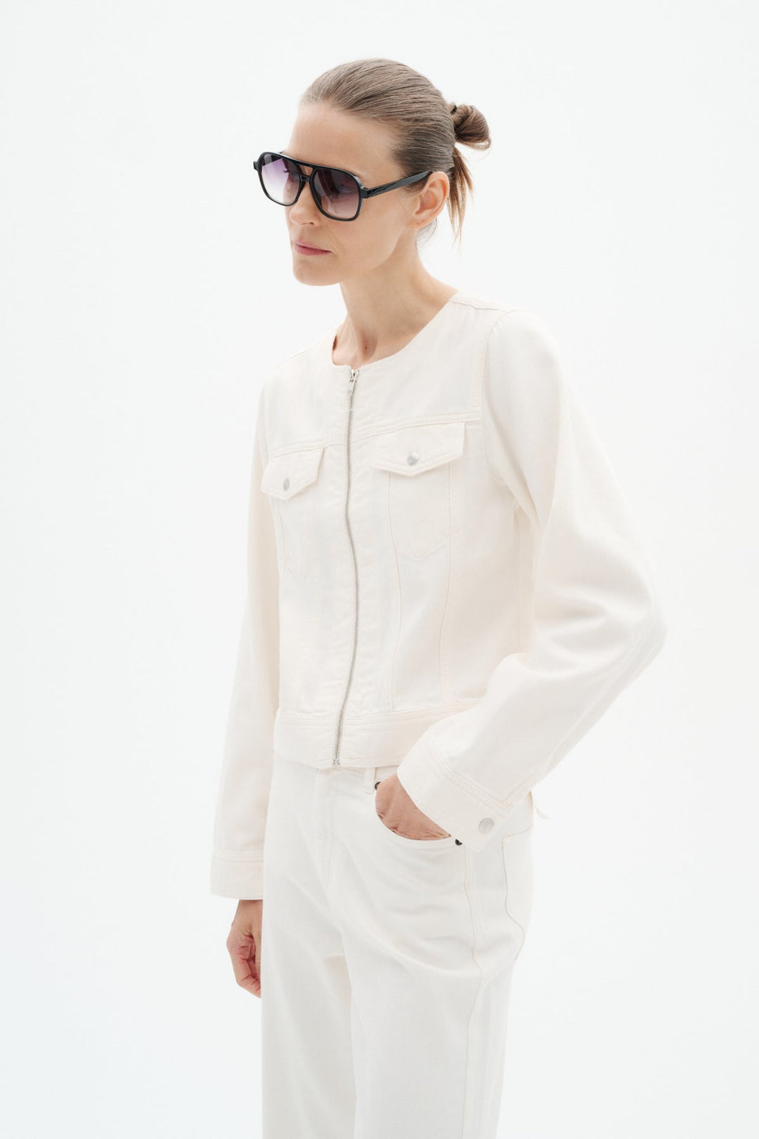 Gladysiw Jacket Ecru Melange | Yttertøy | Smuk