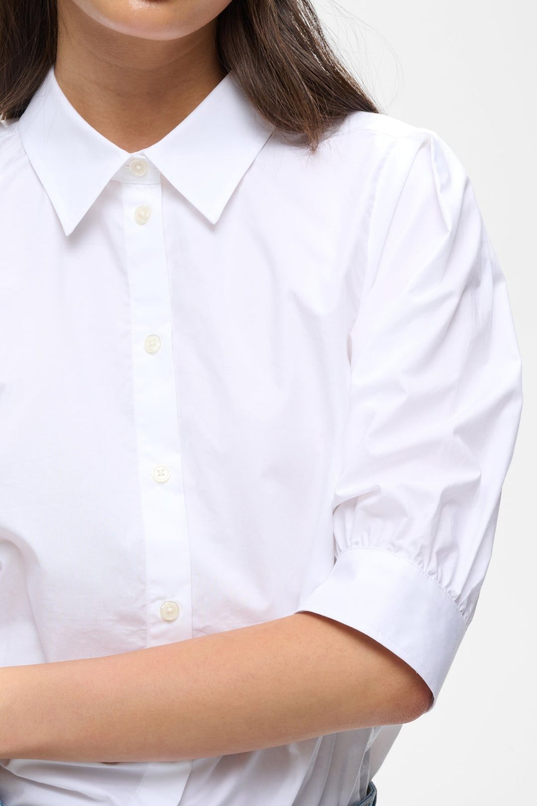 Gloriaiw Shirt Pure White | Skjorter og bluser | Smuk