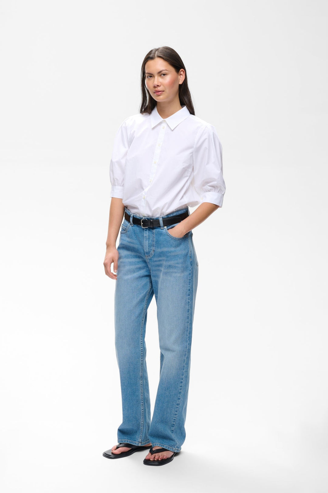 Gloriaiw Shirt Pure White | Skjorter og bluser | Smuk