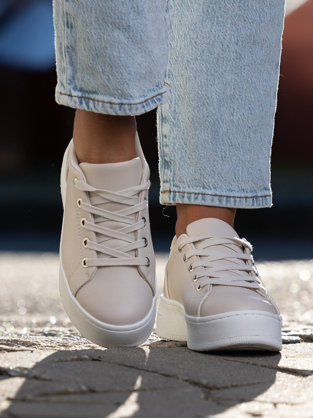 Gorbio Chunky Sneaker Beige | Sko | Smuk