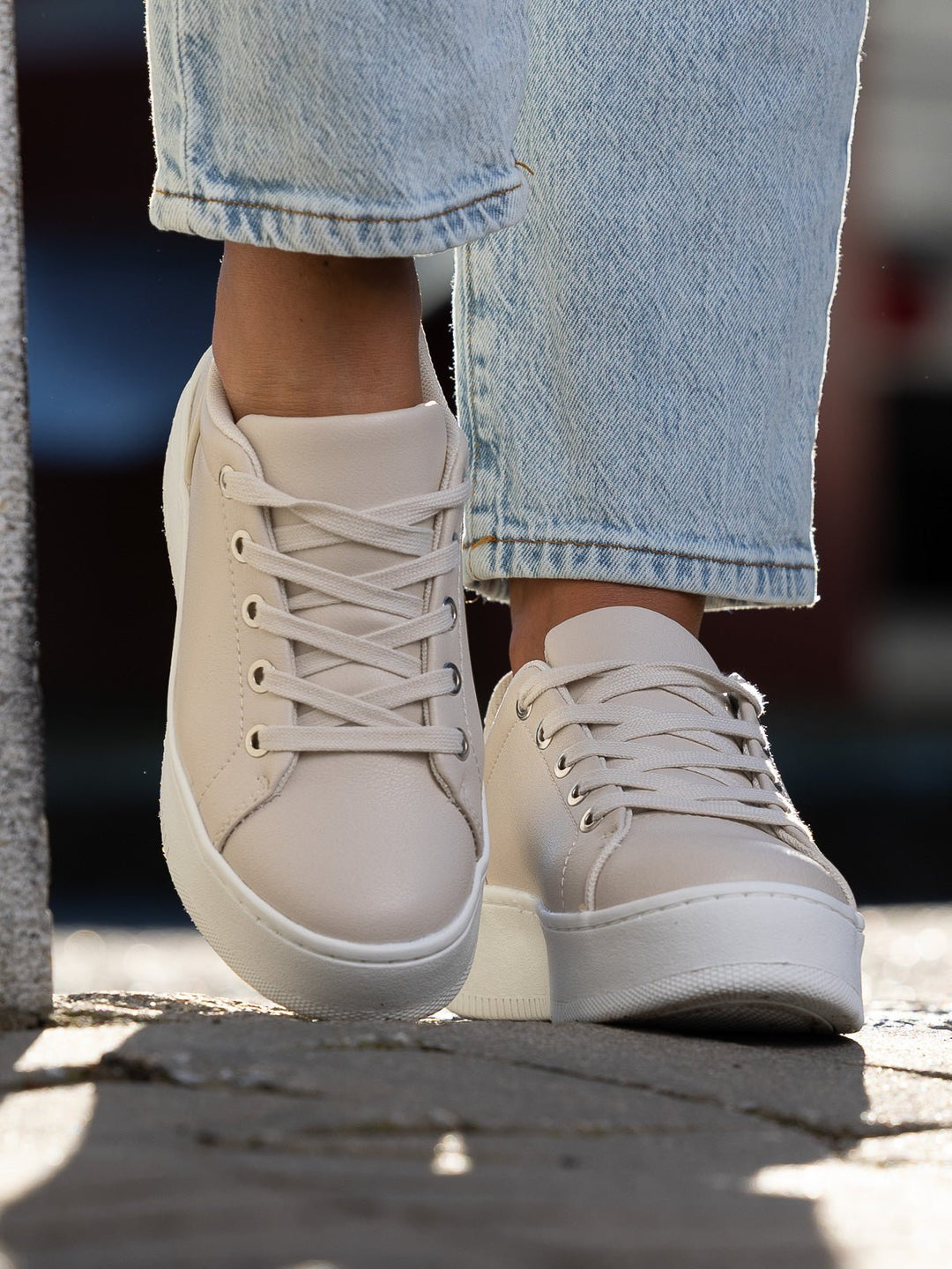 Gorbio Chunky Sneaker Beige | Sko | Smuk