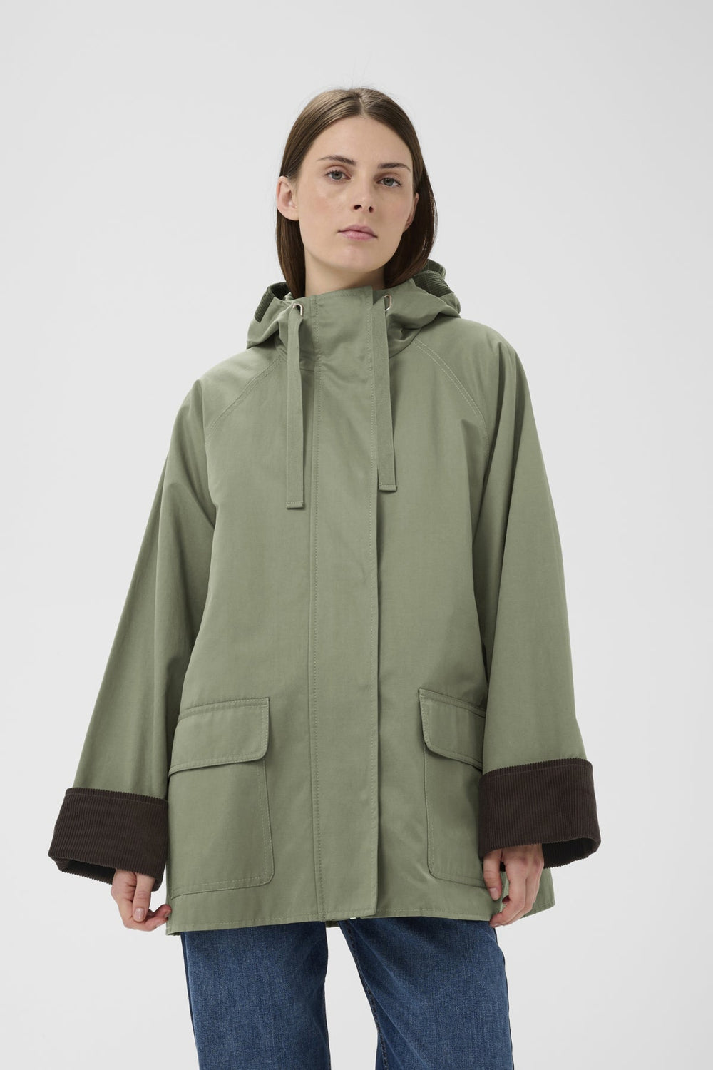 Gracelynn Hooded Jacket Mulled Basil | Yttertøy | Smuk
