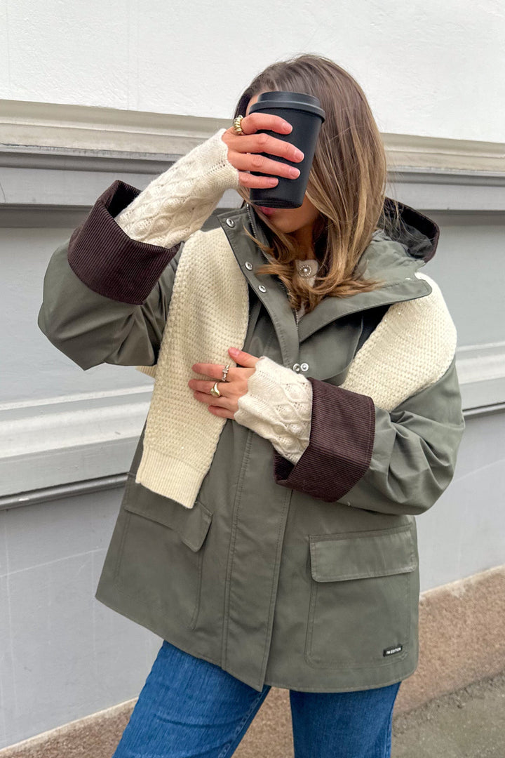 Gracelynn Hooded Jacket Mulled Basil | Yttertøy | Smuk