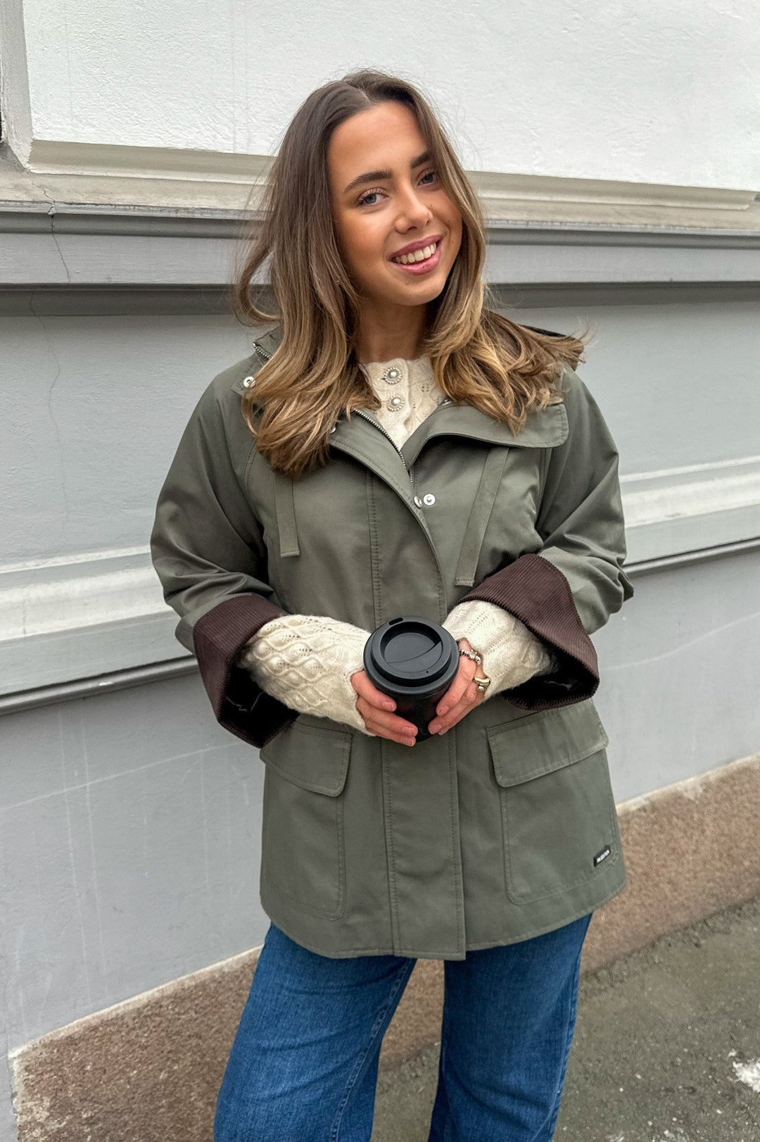 Gracelynn Hooded Jacket Mulled Basil | Yttertøy | Smuk