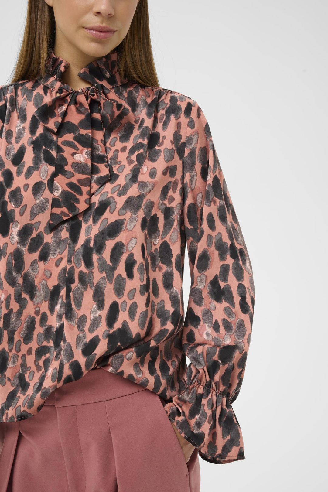 Gracieiw Printed Blouse Rose Painted Dot | Skjorter og bluser | Smuk - Dameklær på nett