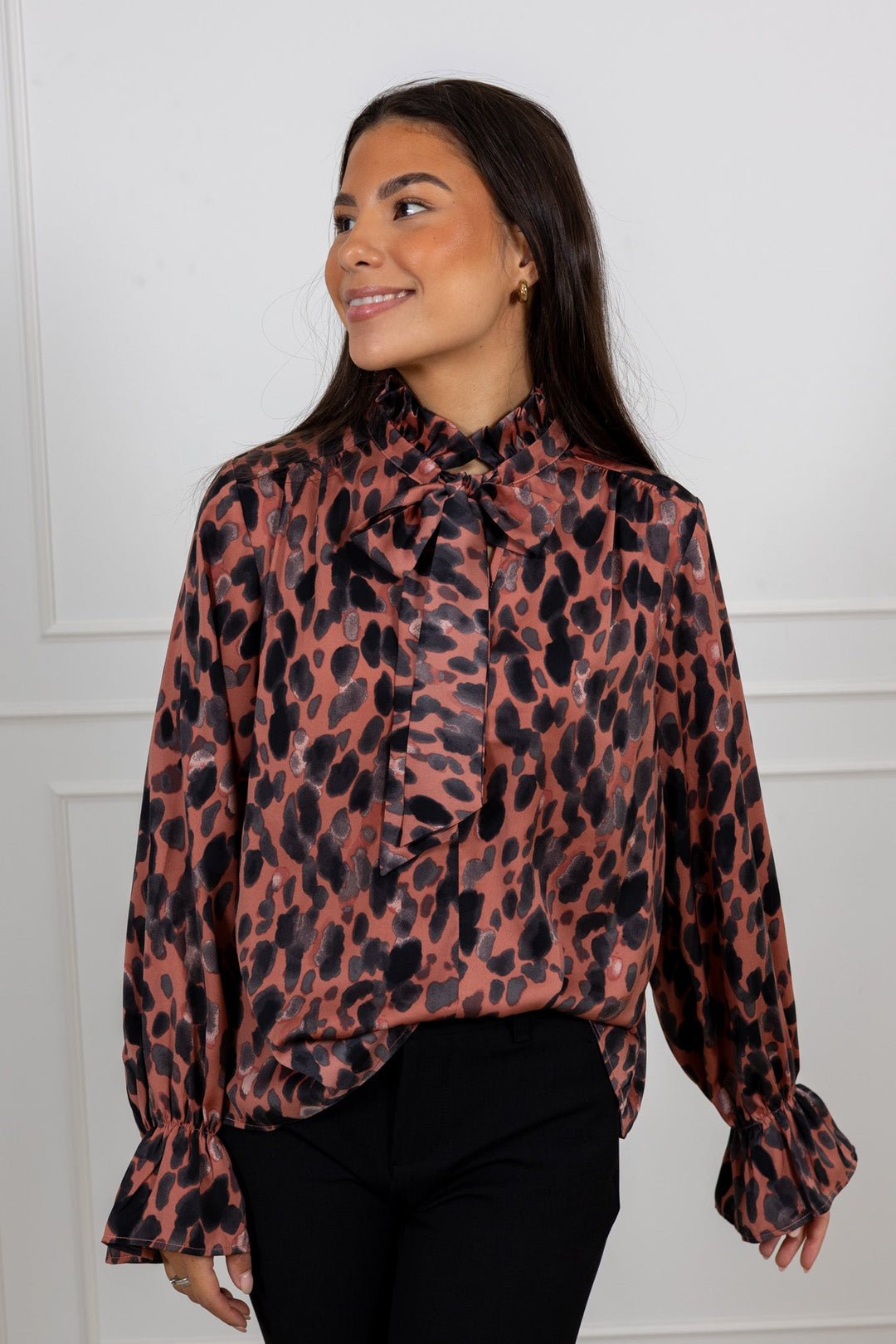 Gracieiw Printed Blouse Rose Painted Dot | Skjorter og bluser | Smuk - Dameklær på nett