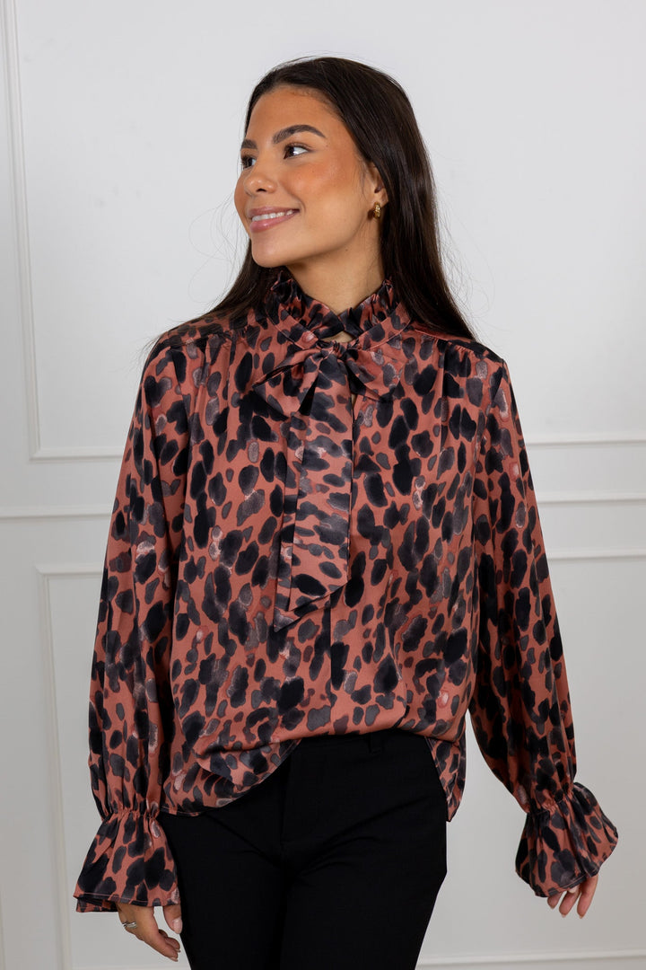 Gracieiw Printed Blouse Rose Painted Dot | Skjorter og bluser | Smuk - Dameklær på nett