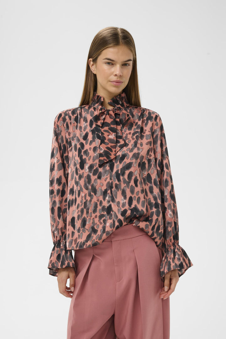 Gracieiw Printed Blouse Rose Painted Dot | Skjorter og bluser | Smuk - Dameklær på nett