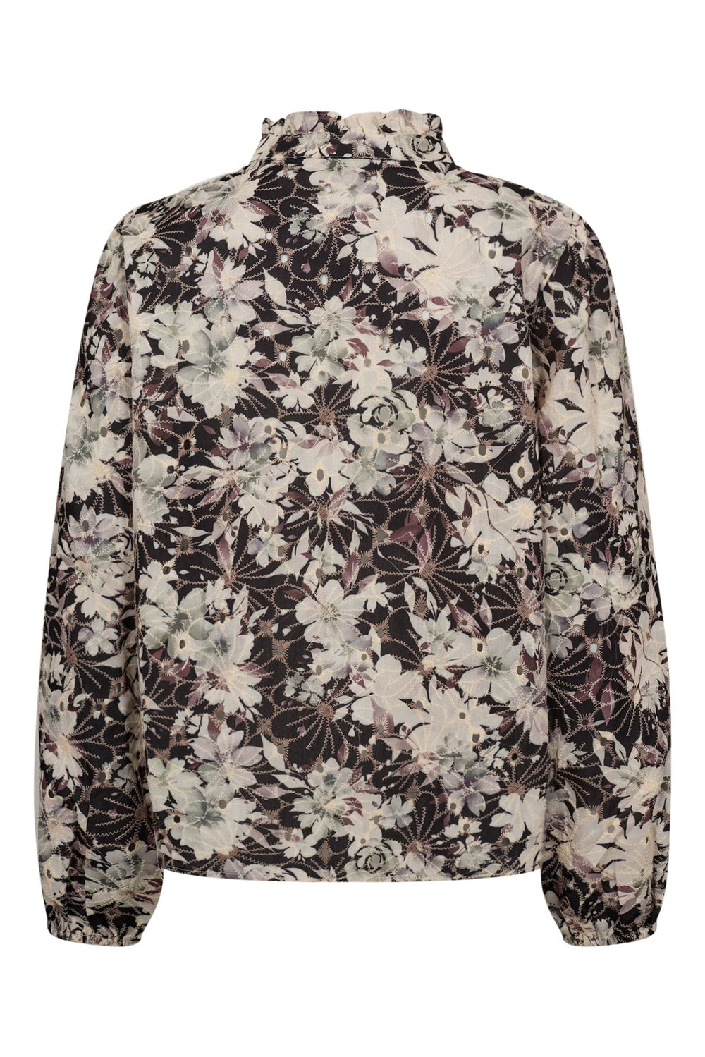 Grete Blouse Black/Off White | Skjorter og bluser | Smuk - Dameklær på nett