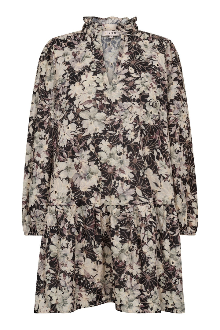Grete Dress Black/Off White | Kjoler | Smuk - Dameklær på nett