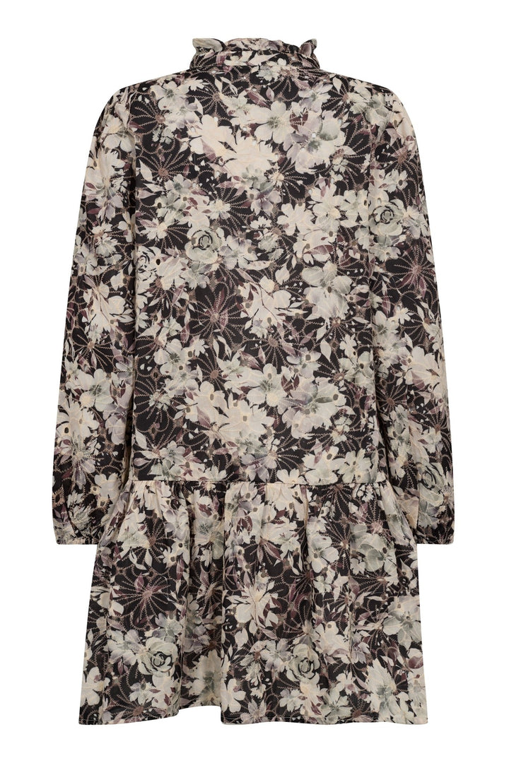 Grete Dress Black/Off White | Kjoler | Smuk - Dameklær på nett