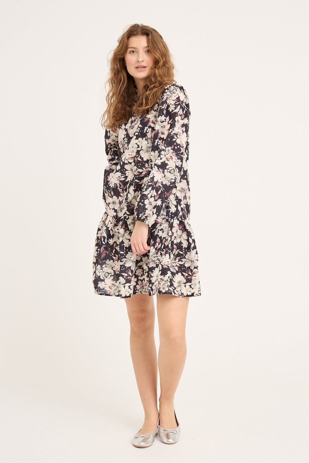 Grete Dress Black/Off White | Kjoler | Smuk - Dameklær på nett