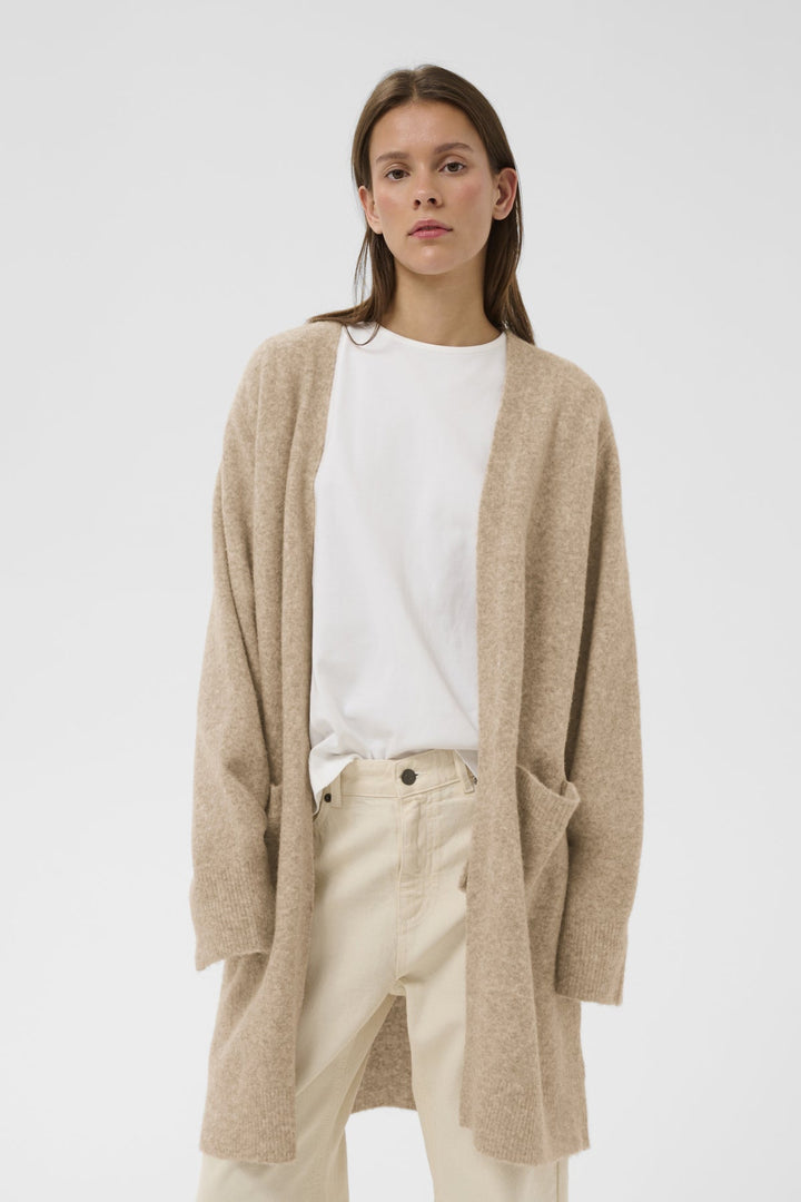 Guni Cardigan Cornstalk Melange | Genser | Smuk