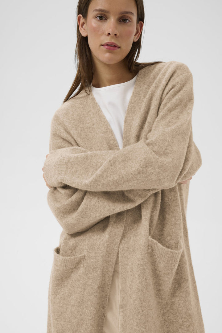 Guni Cardigan Cornstalk Melange | Genser | Smuk