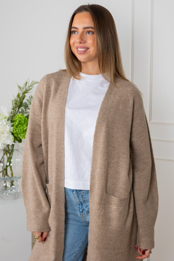 Guni Cardigan Cornstalk Melange | Genser | Smuk