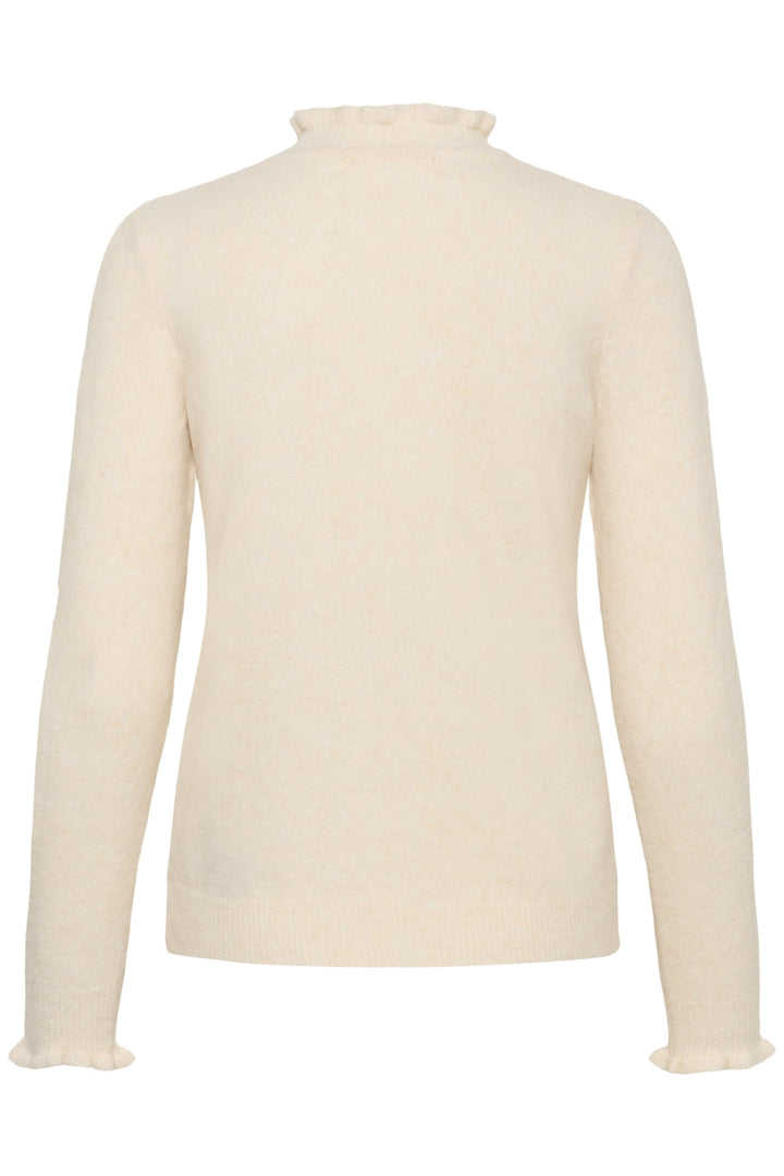 Guniiw Anaja Pullover Whisper White Melange | Genser | Smuk - Dameklær på nett
