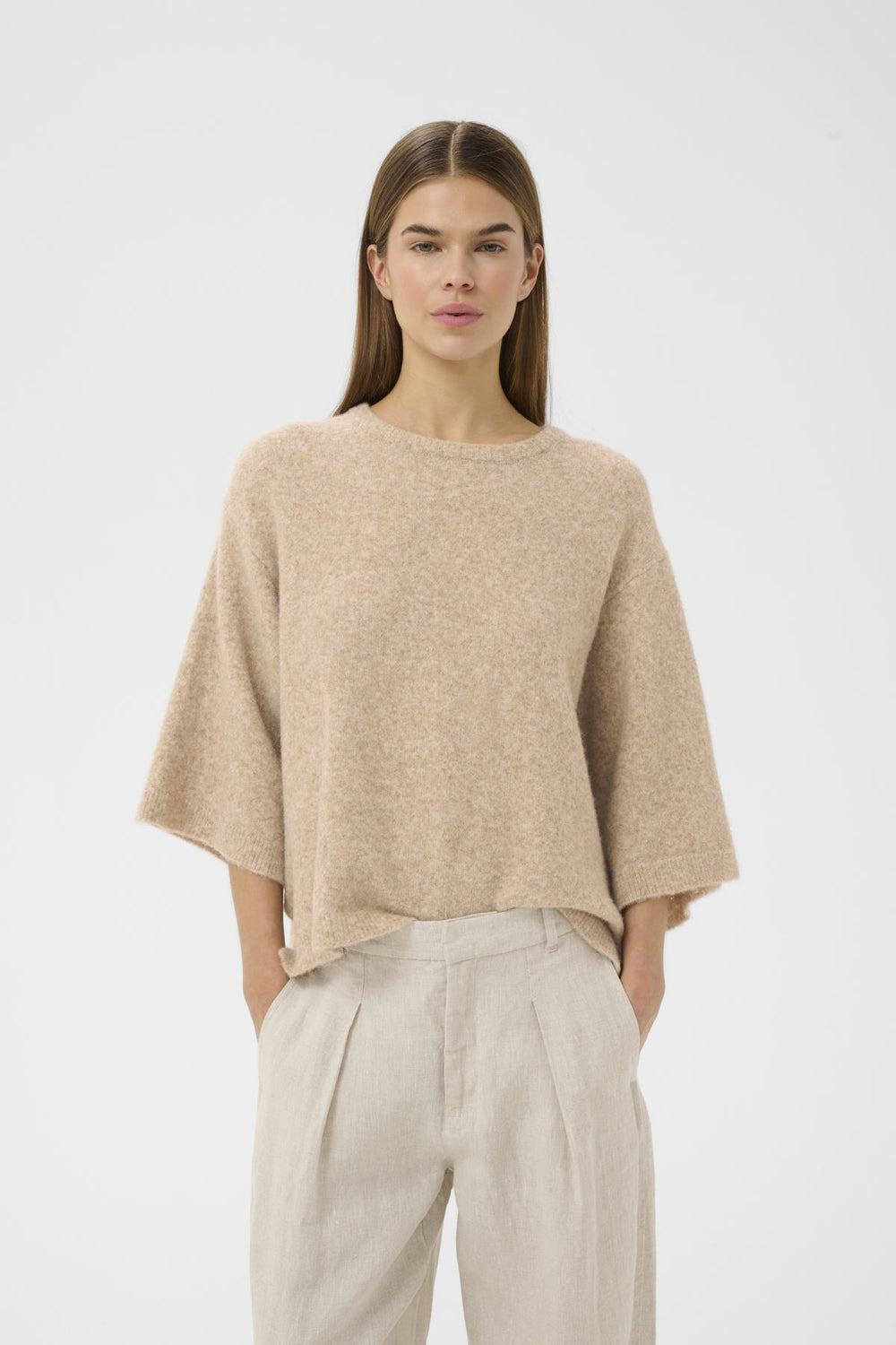 Guniiw Tee Cornstalk Melange | Genser | Smuk